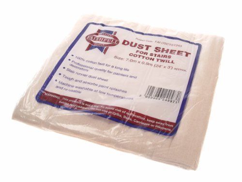 Faithfull DSCTST243 Bâche de protection en coton sergé pour escaliers (Import Grande Bretagne)