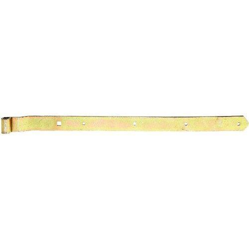 GAH-Alberts Penture coudée extrémité arrondie métal galvanisé 13 mm / 642 x 40 mm