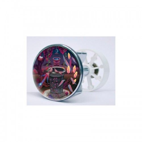 Stickers Jardin Autocollant Bonde Lavabo Évier Bouchon - 4 Cm