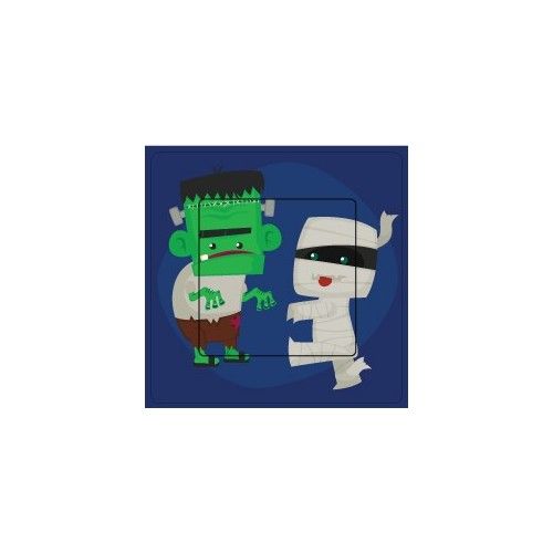 Momie Et Zombie Sticker Autocollant Interrupteur
