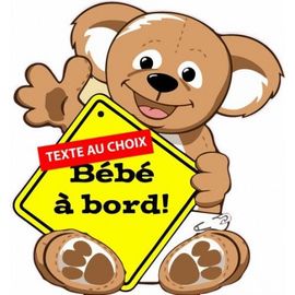 Autocollant Bébé À Bord Ours En Peluche 9