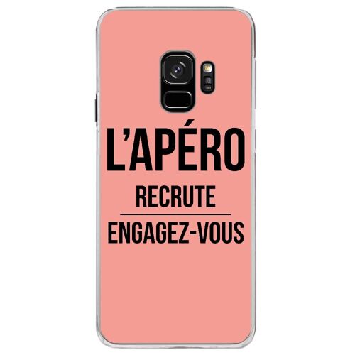 Coque Rigide Transparente Pour Samsung Galaxy S9 Avec Impression Motifs L'apéro