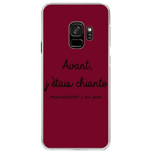 Coque rigide transparente pour Samsung Galaxy S9 avec impression Motifs Avant, j