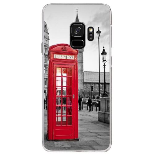 Coque rigide transparente pour Samsung Galaxy S9 avec impression Motifs cabine t
