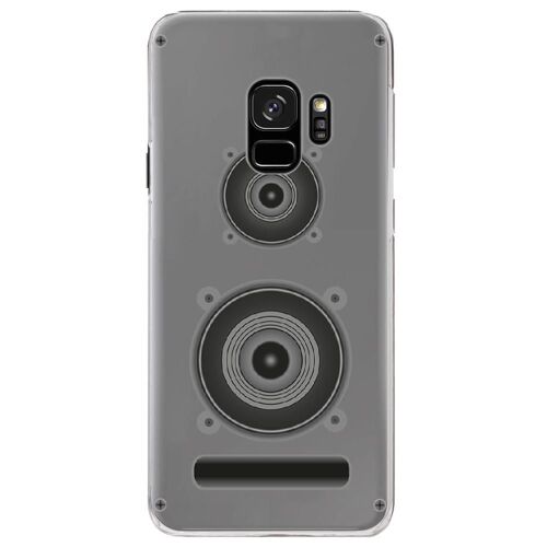 Coque Rigide Transparente Pour Samsung Galaxy S9 Avec Impression Motifs Enceinte