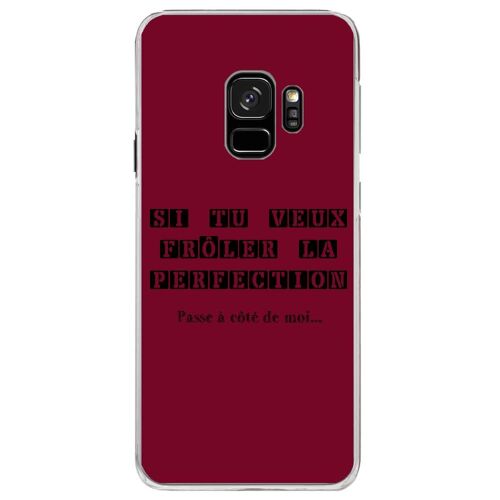 Coque Rigide Transparente Pour Samsung Galaxy S9 Avec Impression Motifs Frôler