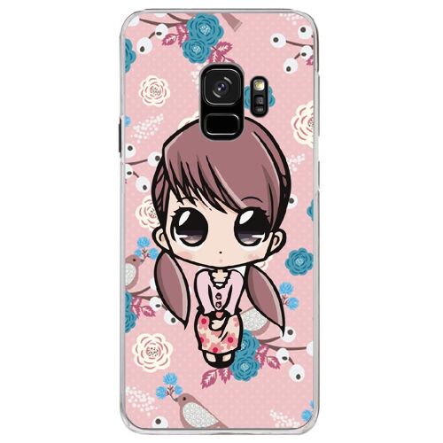 Coque rigide transparente pour Samsung Galaxy S9 avec impression Motifs petite f