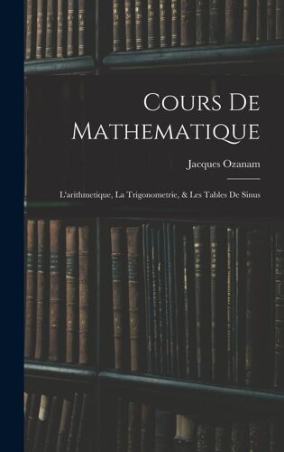 Cours De Mathematique