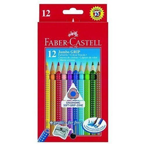 Faber Castell - Crayons De Couleur Jumbo Grip Import Allemagne