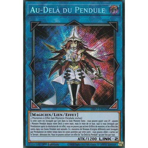 Carte Yu-Gi-Oh - Au-Dela Du Pendule - Difo-Fr048 - Secrete-Rare -