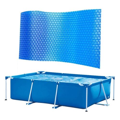 Couverture solaire rectangulaire pour piscine, Film isolant anti-poussière pour intérieur et extérieur
