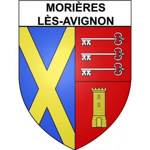 Morières-Lès-Avignon 84 Ville Stickers Blason Autocollant Adhésif - 17 Cm