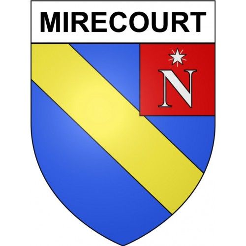 Mirecourt 88 Ville Stickers Blason Autocollant Adhésif - 8 Cm