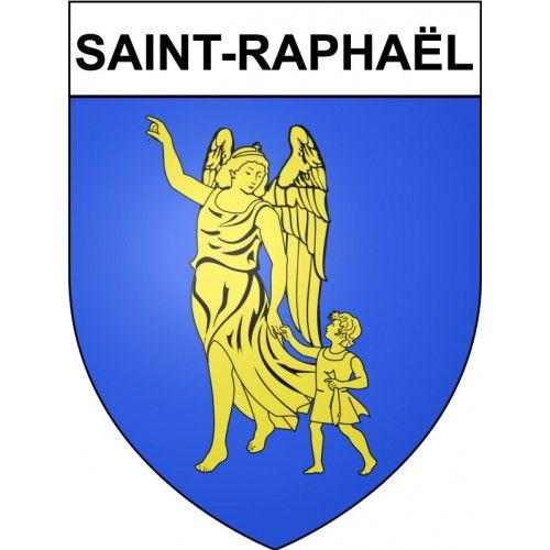 Saint-Raphaël 83 Ville Stickers Blason Autocollant Adhésif - 17 Cm
