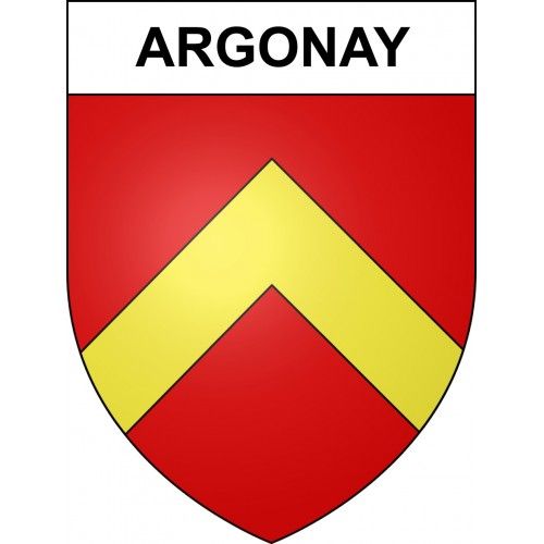 Argonay 74 Ville Sticker Blason Écusson Autocollant Adhésif - 4 Cm