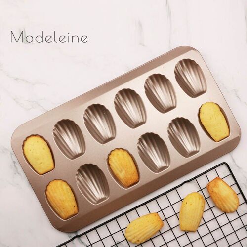 Moule À Gâteau En Forme De Reine Des Neiges, 12 Cavités, De Qualité Alimentaire, Pour Cupcakes, À Faire Soi-Même, En Coquille, Accessoires De Cuisine, 1 Pièce