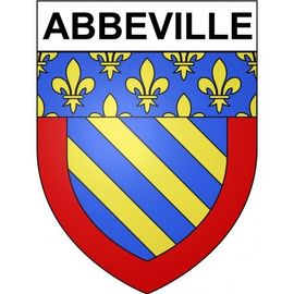 Abbeville 80 Ville Stickers Blason Autocollant Adhésif - 12 Cm