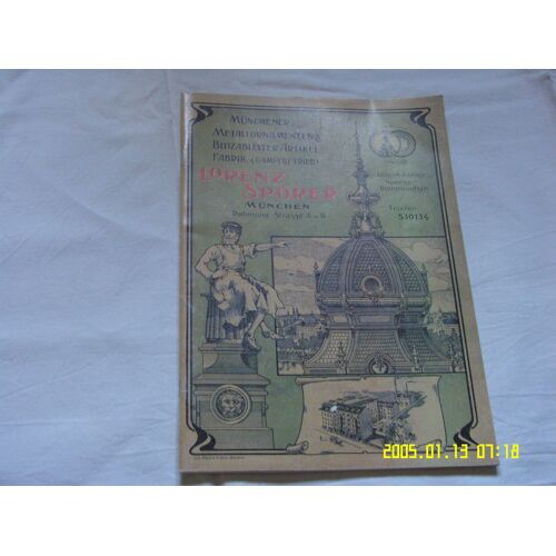 Catalogue Lorenz Sporer Depuis 1992