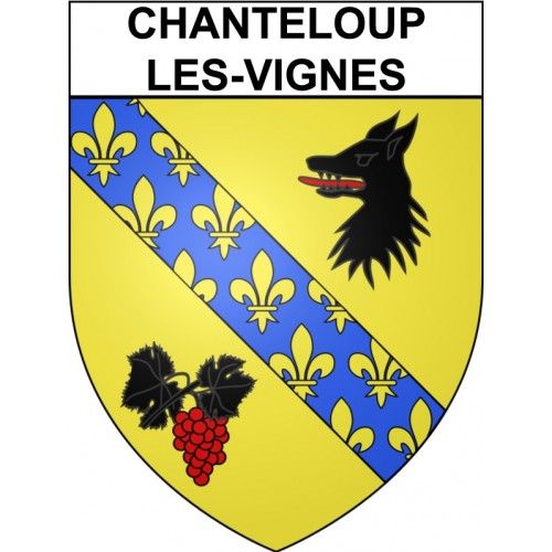 Chanteloup-Les-Vignes 78 Ville Stickers Blason Autocollant Adhésif - 17 Cm