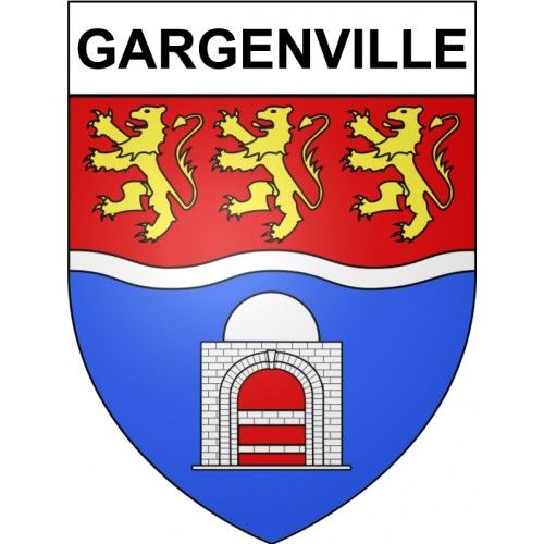 Gargenville 78 Ville Stickers Blason Autocollant Adhésif - 12 Cm