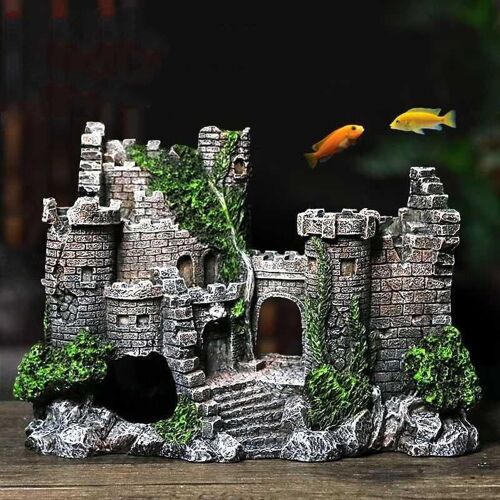 Décoration D'aquarium En Résine, Simulation De Rocaille Ornementale, Accessoires Décoratifs