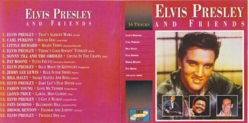 Cd Cpl- Elvis Preslley And Friends - Elvis Presley - Car Perkins- Little Richard - Sonny Till And The Orioles - Jerry Lee Lewis - Bill Haley - Farton Uoung Lloyd Price Fats Domino Brook Brenton 1995