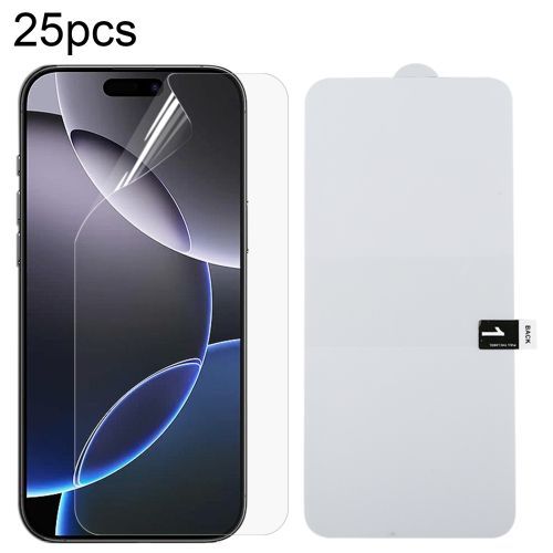 Film Hydrogel Antidéflagrant Pour Écran Iphone 16 - 25 Pièces