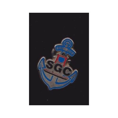 Pin's Ancre Marine Bateu Bateaux Societé Sgc Zamac Fabriqué En France Ref 1555