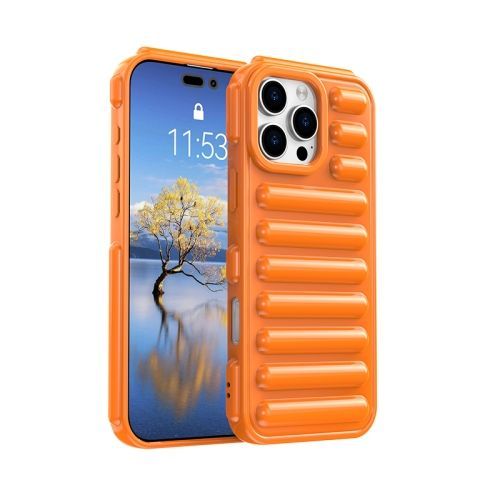 Coque Tpu Bonbon Pour Iphone 16 Plus - Capsule Series (Orange)