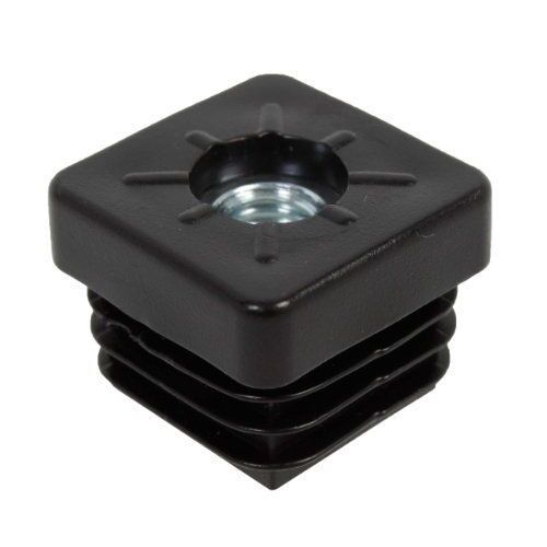 Embout rentrant fileté pour tube carré 25 mm