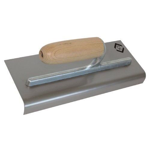 C.K. 5274 Truelle de bordure Acier carbone Poignée en bois 280 x 115 mm
