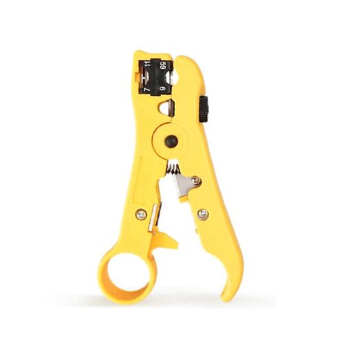 Pince à dénuder Portable et automatique, pince à sertir, coupe-câble de réseau, Coaxial RJ45