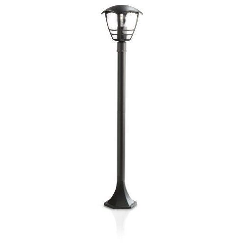 Philips - 153833016 Lumière Extérieur Creek Potelet Aluminium Noir 1 x 60 W