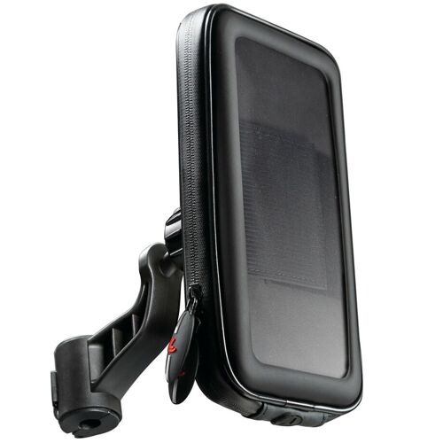 Lampa Support de téléphone Smart Case pour scooter Résistant aux éclaboussures Rotation à 360° Fixation sur rétroviseur et pare-brise Noir