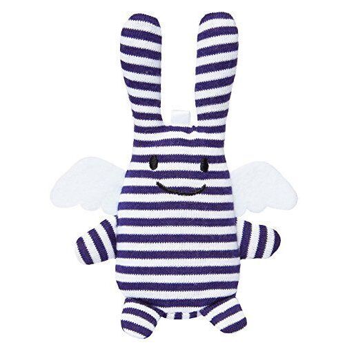 Trousselier - V1080 96 - Hochet - Ange Lapin - Marinière - 12 Cm