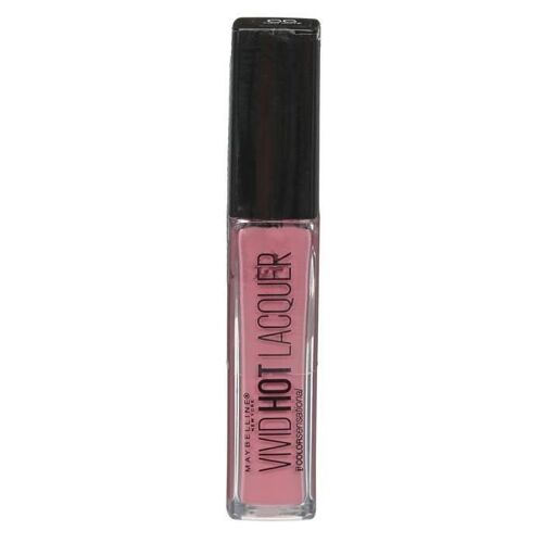 Maybelline Rouge A Levres Liquide Couleur Sensationnel Vivid Hot Lacqué Ombre 66 Trop Mignon Nu 