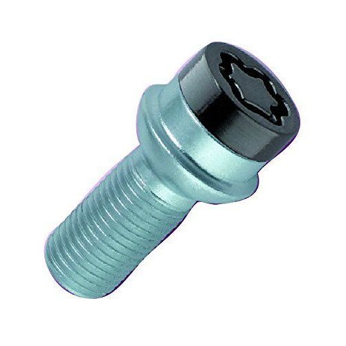 Boulons Antivol Sub Noirm14x1,5, Embase Sphérique R14, Longueur De La Tige 45,0 Mm, Longueur Totale 65,7 Mm, Ouverture De La Clé 17 Mm, Diamètre De La Clé 25,8 Mm