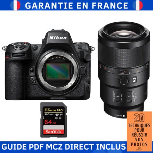 Sony A7R V + FE 90mm f/2.8 Macro G OSS + 1 SanDisk 64GB Extreme PRO UHS-II SDXC 300 MB/s + Guide PDF MCZ DIRECT '20 TECHNIQUES POUR RÉUSSIR VOS PHOTOS'