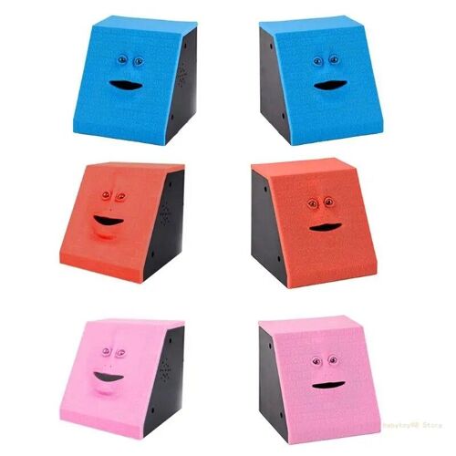 Rose avec de la musique - Y4UD Automatique Musique Tirelire Sensorielle pour Jeu Ensemble Visage Souriant Tirelire pour Toddl