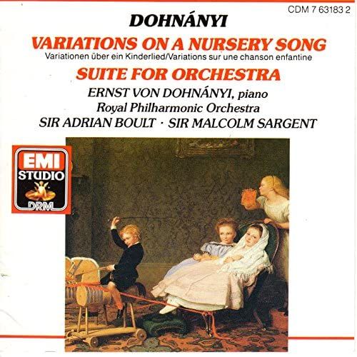 Dohnanyi: Variations On A Nursery Song, Suite For Orchestra