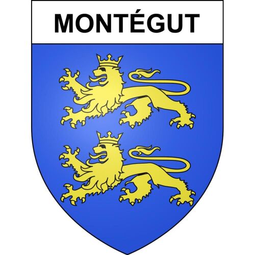 Montégut 65 Ville Sticker Blason Écusson Autocollant Adhésif - 40 Cm