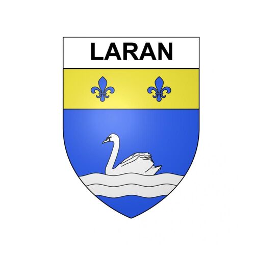 Laran 65 Ville Sticker Blason Écusson Autocollant Adhésif - 40 Cm