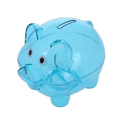 bleu - Tirelire ornementale de bureau, blocs de jouet, argent pour la maison, question, fabrication exquise
