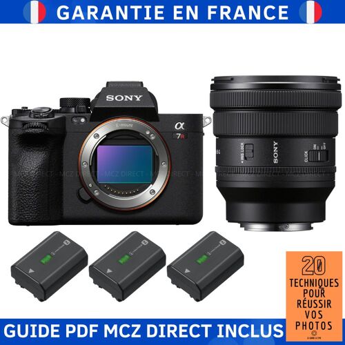 Sony A7R V + FE PZ 16-35mm f/4 G + 3 Sony NP-FZ100 + Guide PDF MCZ DIRECT '20 TECHNIQUES POUR RÉUSSIR VOS PHOTOS'