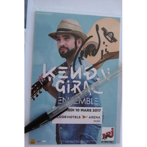 Kendji Girac Photo 15x10cm. Dédicacée !