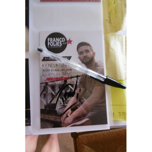 Kendji Girac Photo 15x10cm. Dédicacée !