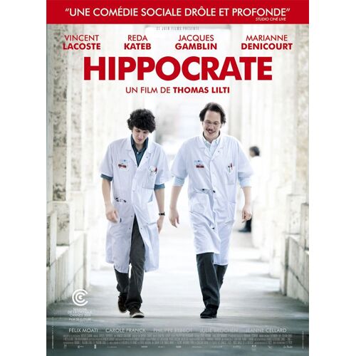 Affiche De Cinéma " Hippocrate " - Format 120x160 Cm -De Thomas Lilti Avec Vincent Lacoste, Reda Kateb, Jacques Gamblin, Marianne Denicourt, Félix Moati, Philippe Rebbot - 2014