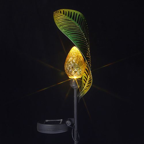 Lampe Solaire Led En Acier Inoxydable, Imperméable, Éclairage D'extérieur, Projection, Luminaire Décoratif, Idéal Pour Un Jardin Ou Une Cour