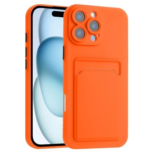 Coque Tpu Contrast Color Pour Iphone 16 Plus - Skin Feel (Orange)