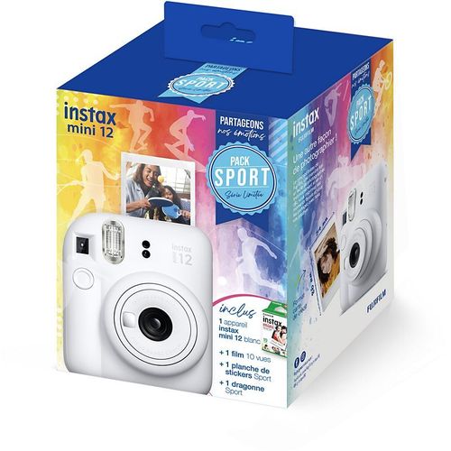 Appareil photo Instantané Pack Sport Instax Mini 12 White
